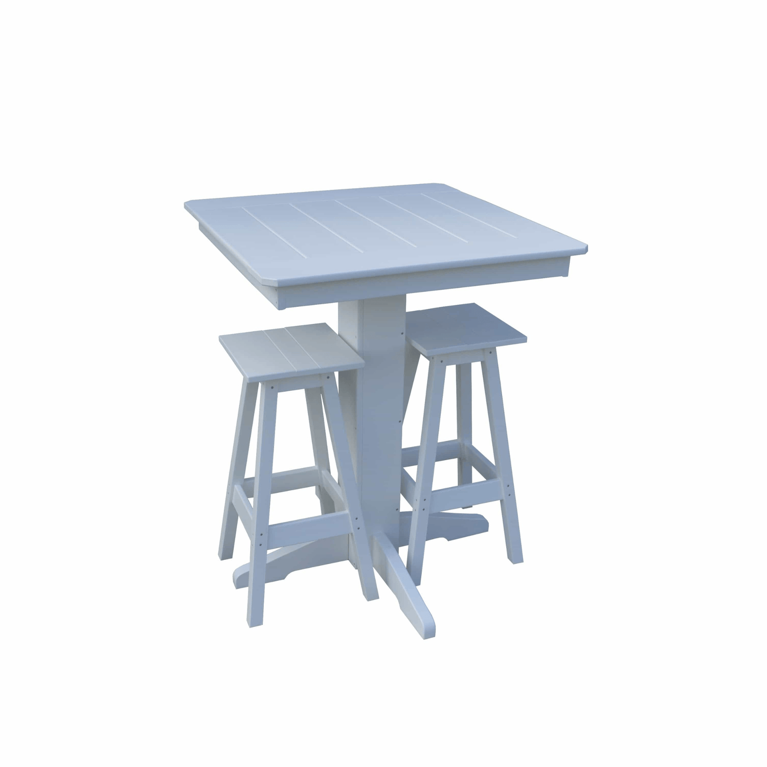 Keystone Amish Co. Riley 3-Piece Poly Lumber Bar Dining Set