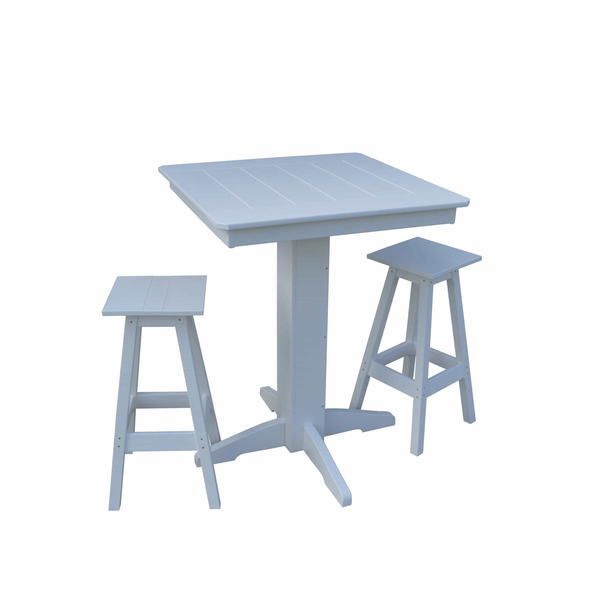 Keystone Amish Co. Riley 3-Piece Poly Lumber Bar Dining Set