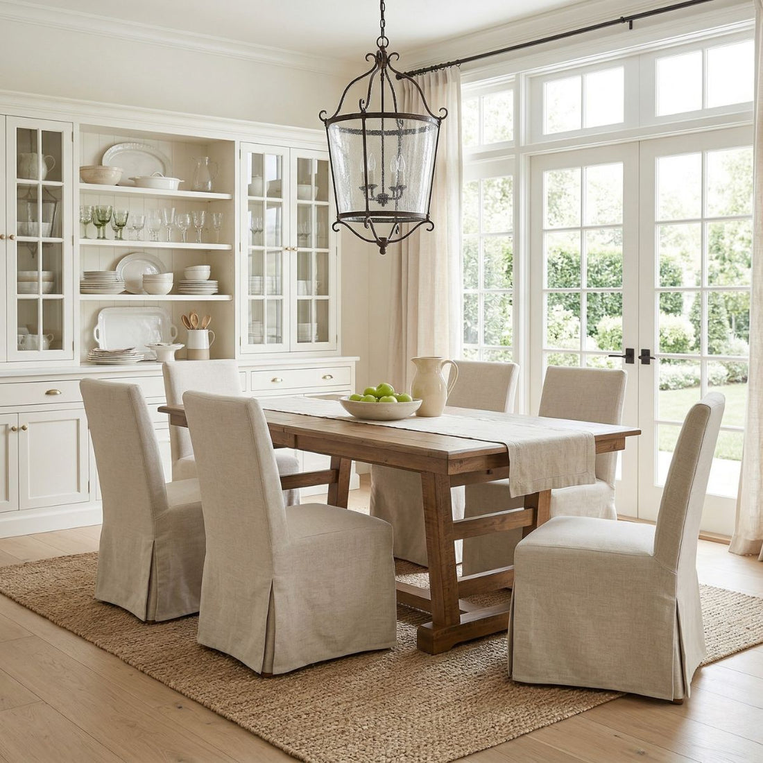 Hoosier Timbercraft Rogers Maple Trestle Dining Table