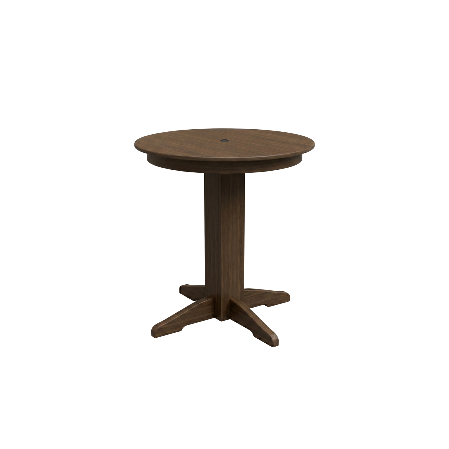 Keystone Amish Co. Round Poly Lumber Counter Height Table