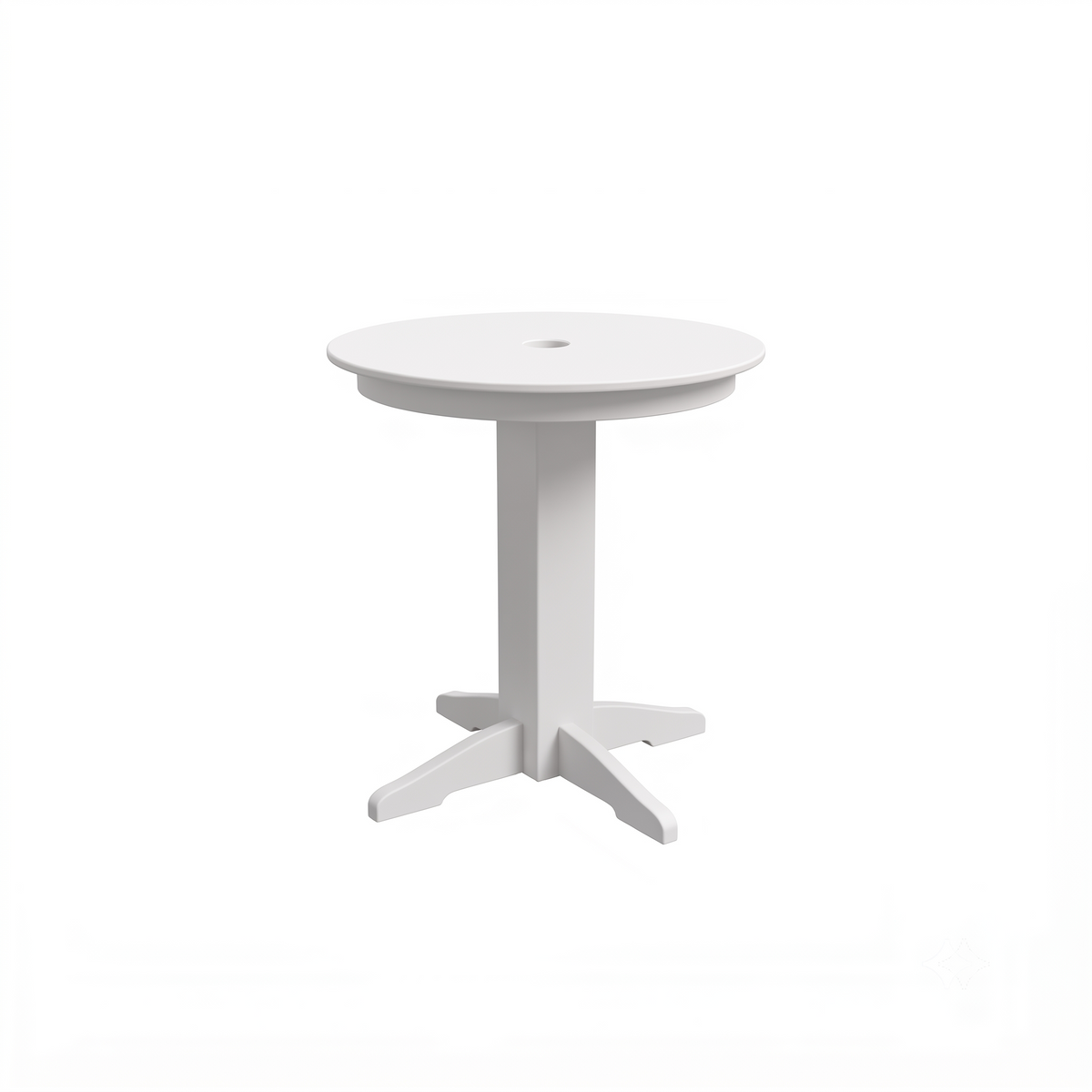 Keystone Amish Co. Round Poly Lumber Counter Height Table