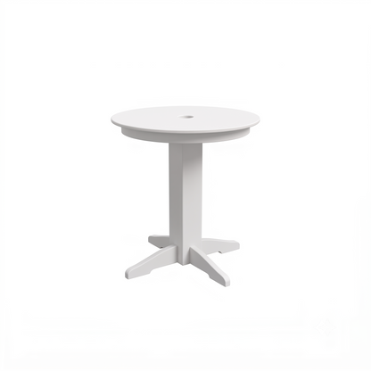 Keystone Amish Co. Round Poly Lumber Counter Height Table
