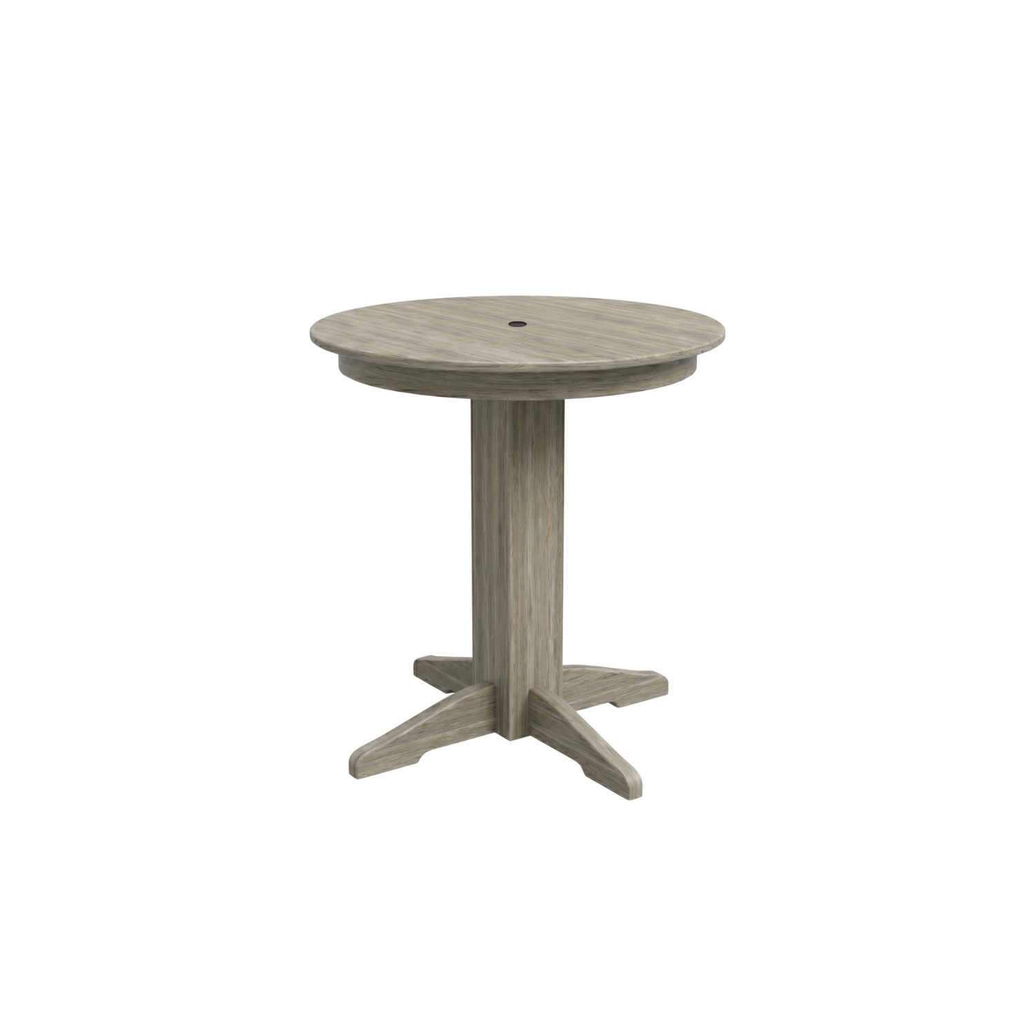 Keystone Amish Co. Round Poly Lumber Counter Height Table