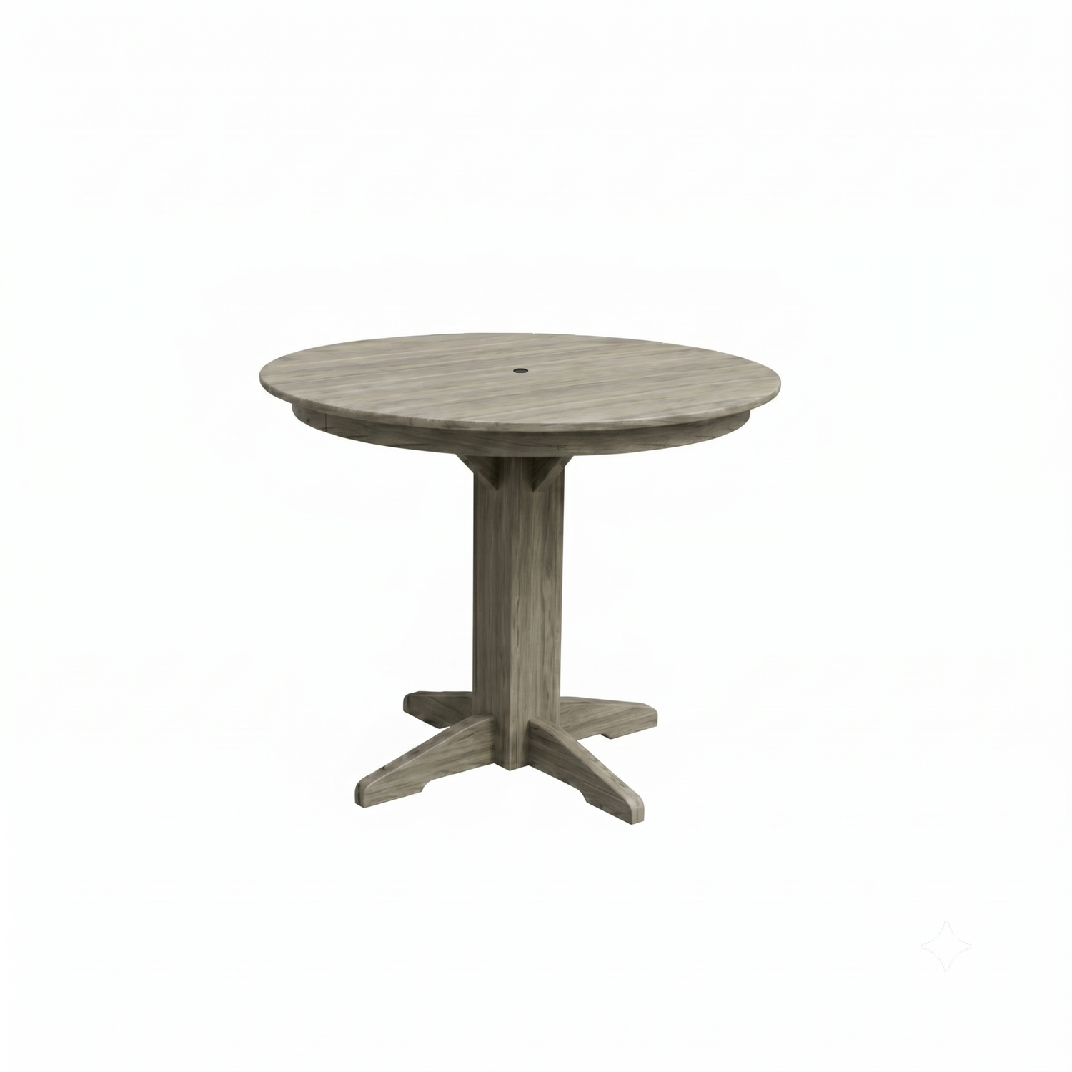 Keystone Amish Co. Round Poly Lumber Counter Height Table