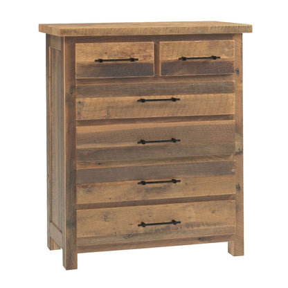 Legacy Estate Rowan Reclaimed Barnwood 6-Drawer Chest