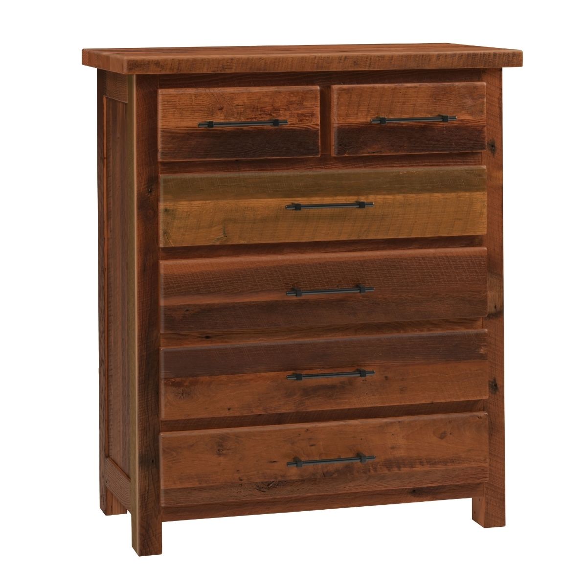 Legacy Estate Rowan Reclaimed Barnwood 6-Drawer Chest