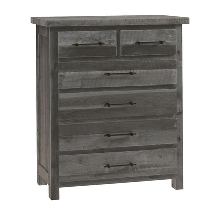 Legacy Estate Rowan Reclaimed Barnwood 6-Drawer Chest