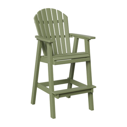 Berlin Gardens Comfo Back Poly Lumber 30" Extra Tall Chair