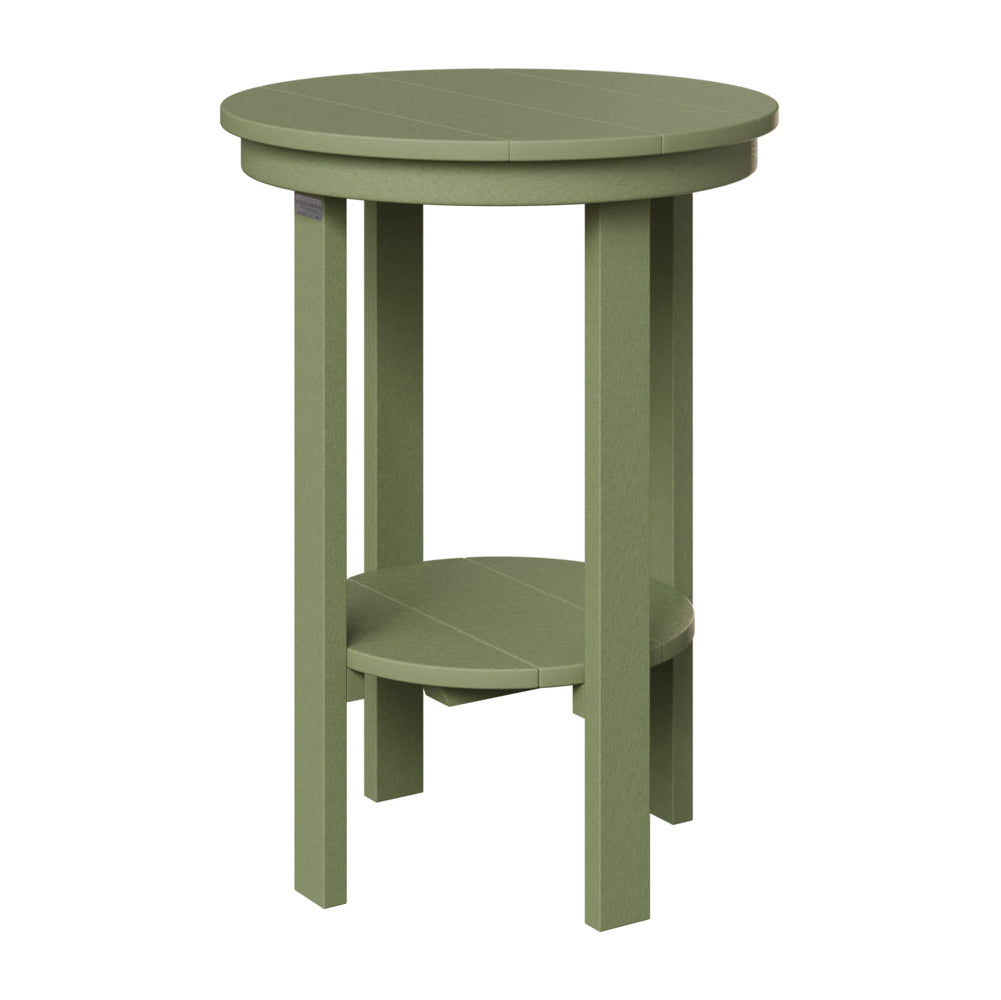Berlin Gardens Outdoor Poly Lumber Round End Bar Table