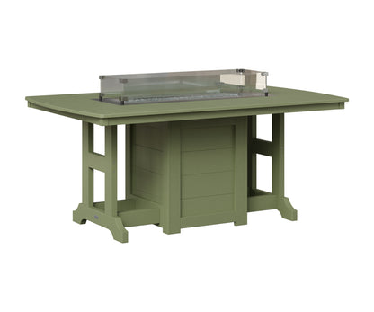 Berlin Gardens Garden Classic Fire Pit Poly Lumber Dining Table