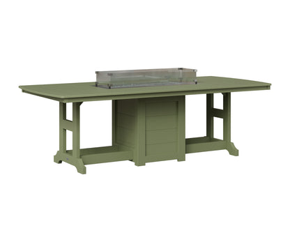 Berlin Gardens Garden Classic Fire Pit Poly Lumber Dining Table