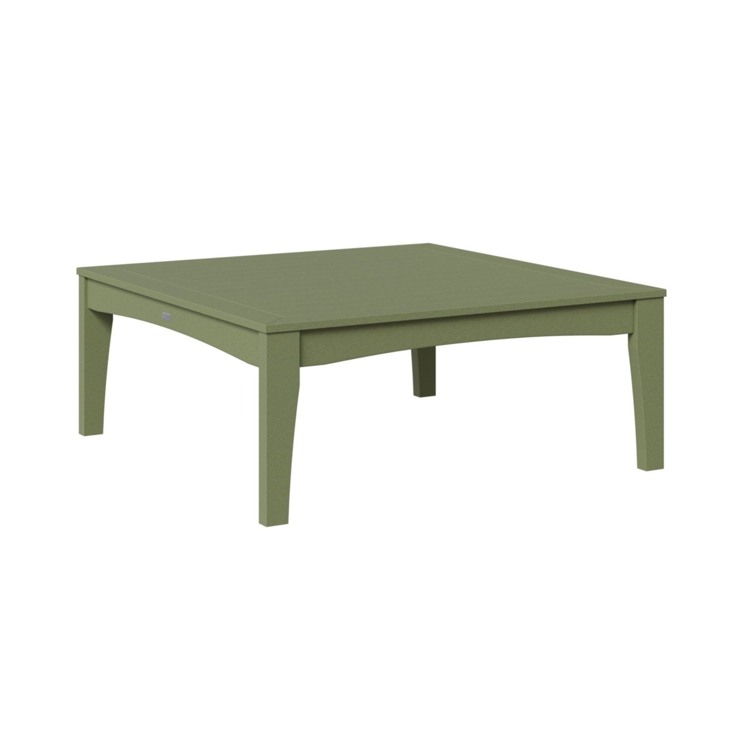 Berlin Gardens Classic Terrace Outdoor Poly Lumber Square Coffee Table