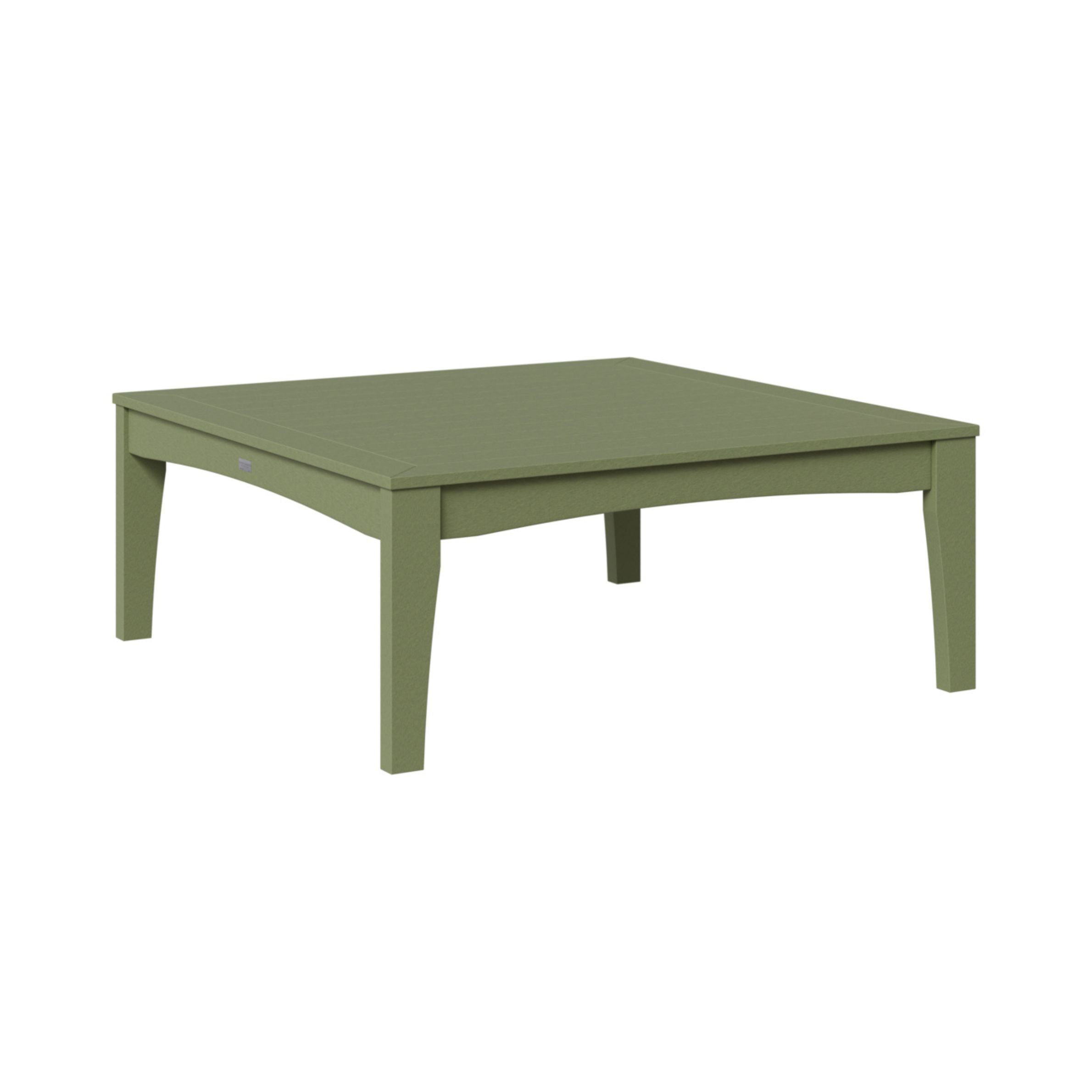 Berlin Gardens Classic Terrace Outdoor Poly Lumber Square Coffee Table