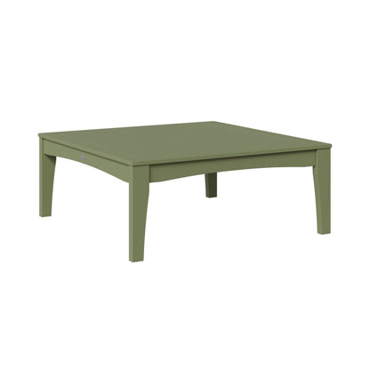 Berlin Gardens Classic Terrace Outdoor Poly Lumber Square Coffee Table