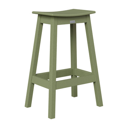 Berlin Gardens Outdoor Saddle Poly Lumber Bar Stool