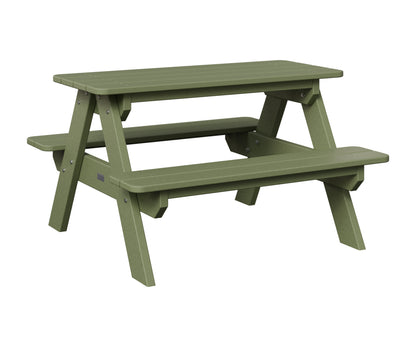Berlin Gardens Kids Poly Lumber Rectangular Picnic Table