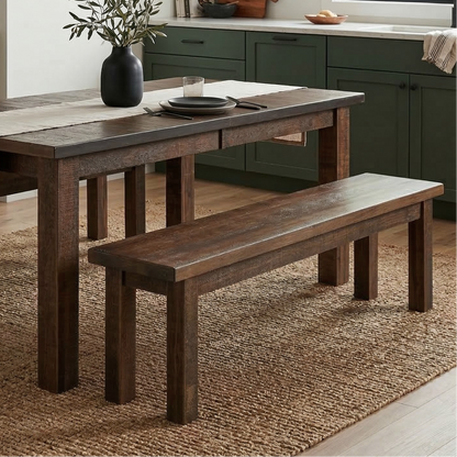Hoosier Timbercraft Sanders Maple Dining Bench