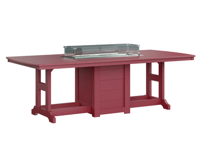 Berlin Gardens Garden Classic Fire Pit Poly Lumber Dining Table