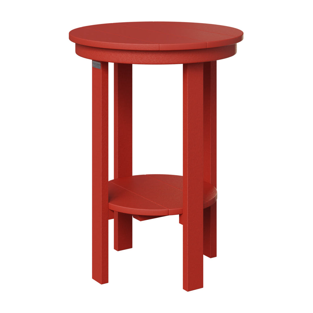 Berlin Gardens Outdoor Poly Lumber Round End Bar Table