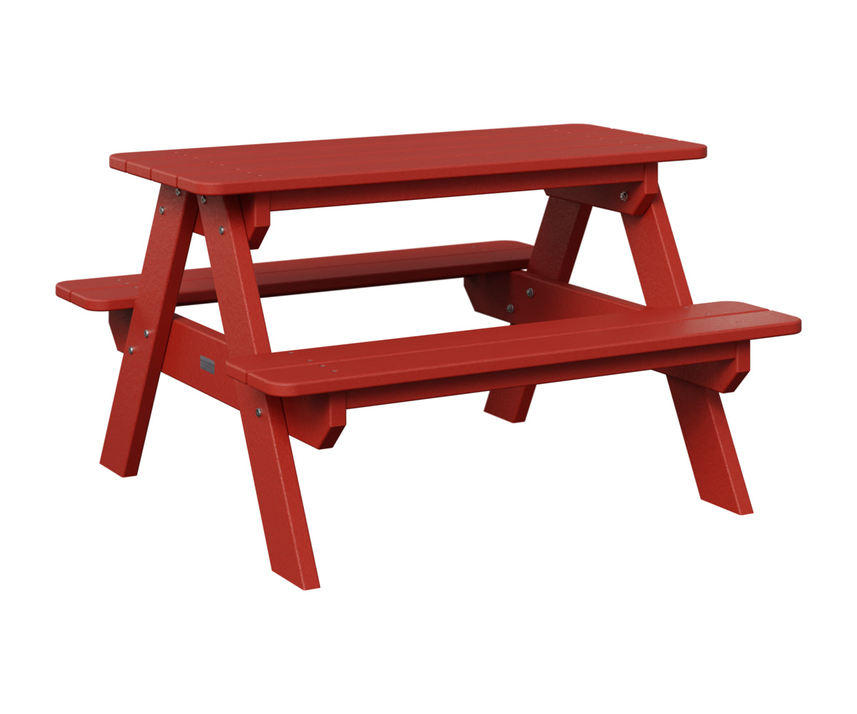 Berlin Gardens Kids Poly Lumber Rectangular Picnic Table