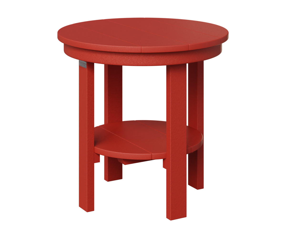 Berlin Gardens Outdoor Poly Lumber Round End Dining Table