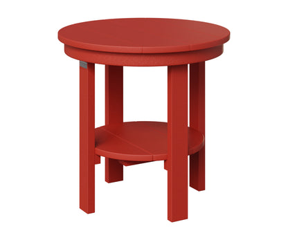 Berlin Gardens Outdoor Poly Lumber Round End Dining Table