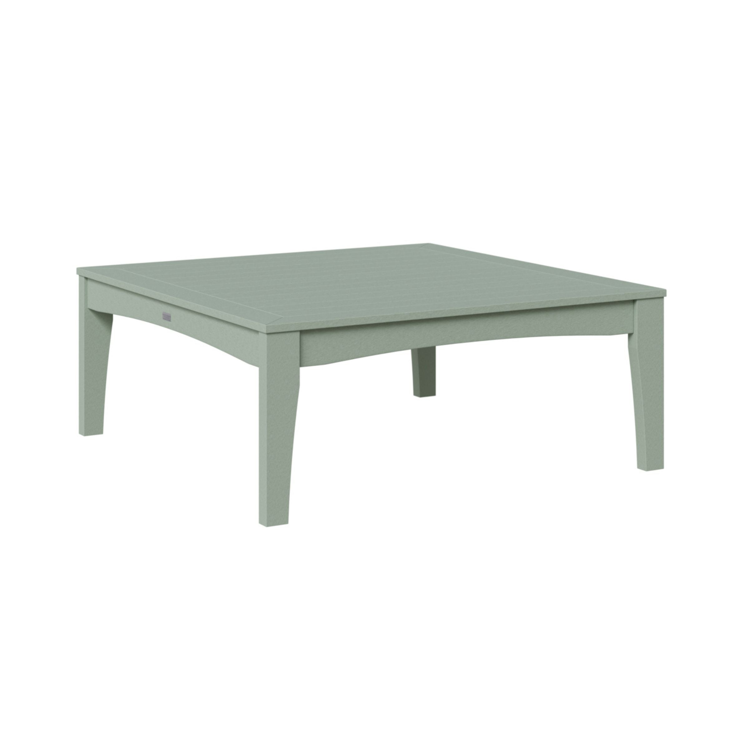 Berlin Gardens Classic Terrace Outdoor Poly Lumber Square Coffee Table