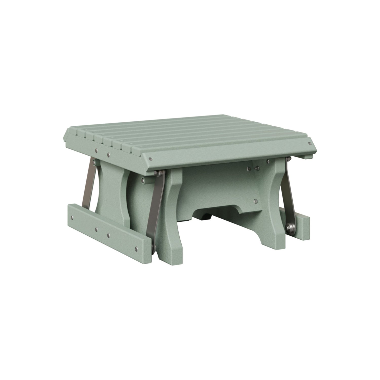 Berlin Gardens Outdoor Poly Lumber Gliding Footstool