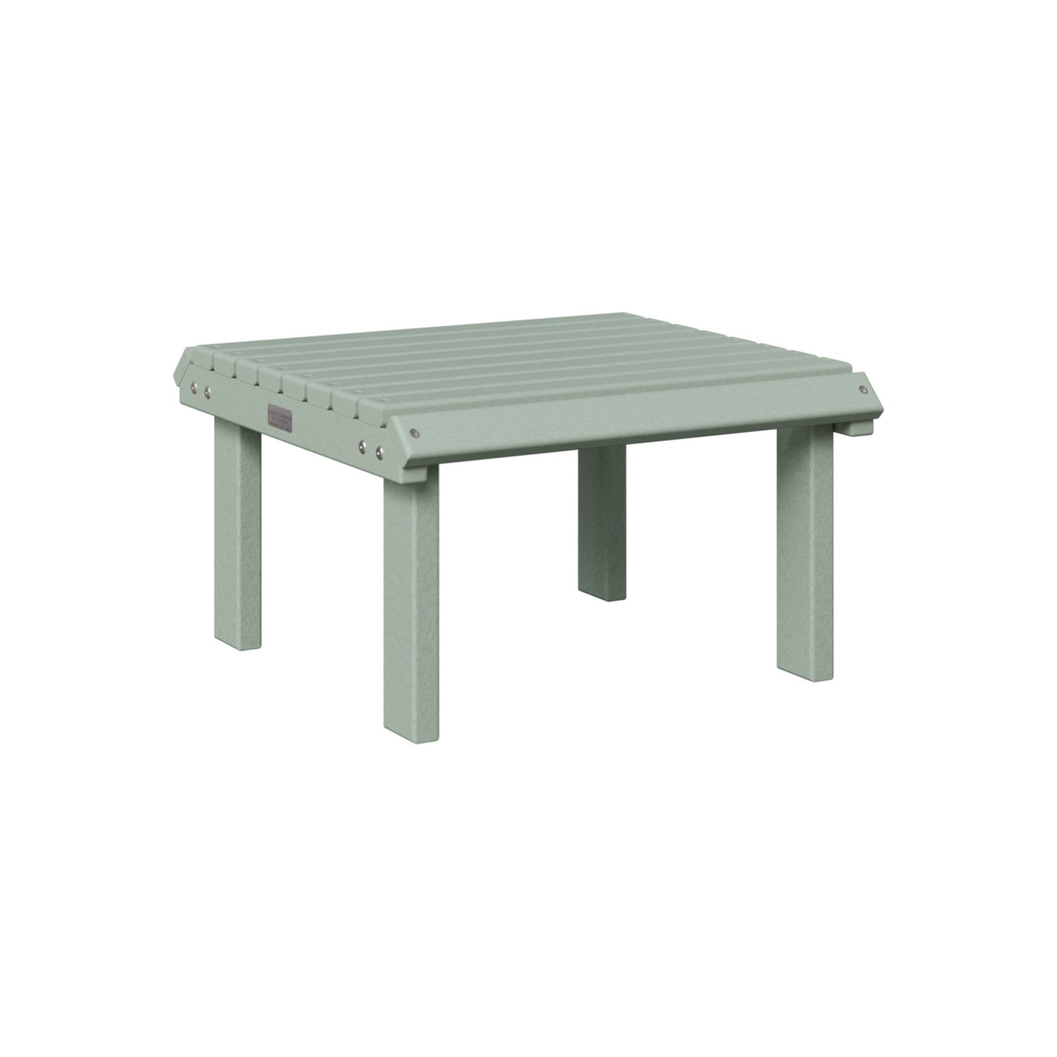 Berlin Gardens Outdoor Poly Lumber Stationary Footstool