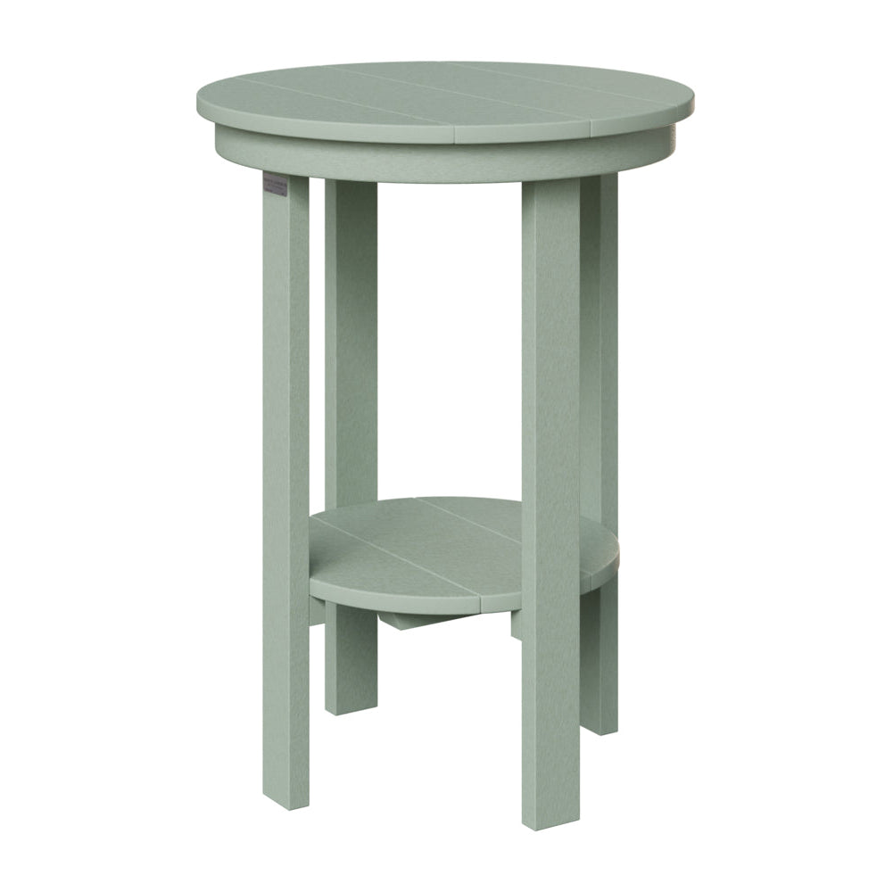 Berlin Gardens Outdoor Poly Lumber Round End Bar Table