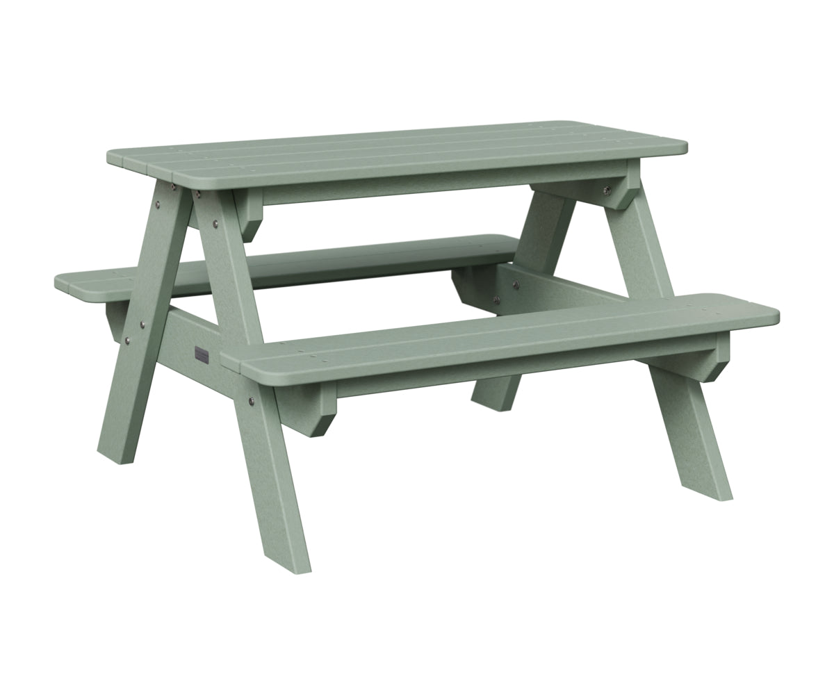 Berlin Gardens Kids Poly Lumber Rectangular Picnic Table