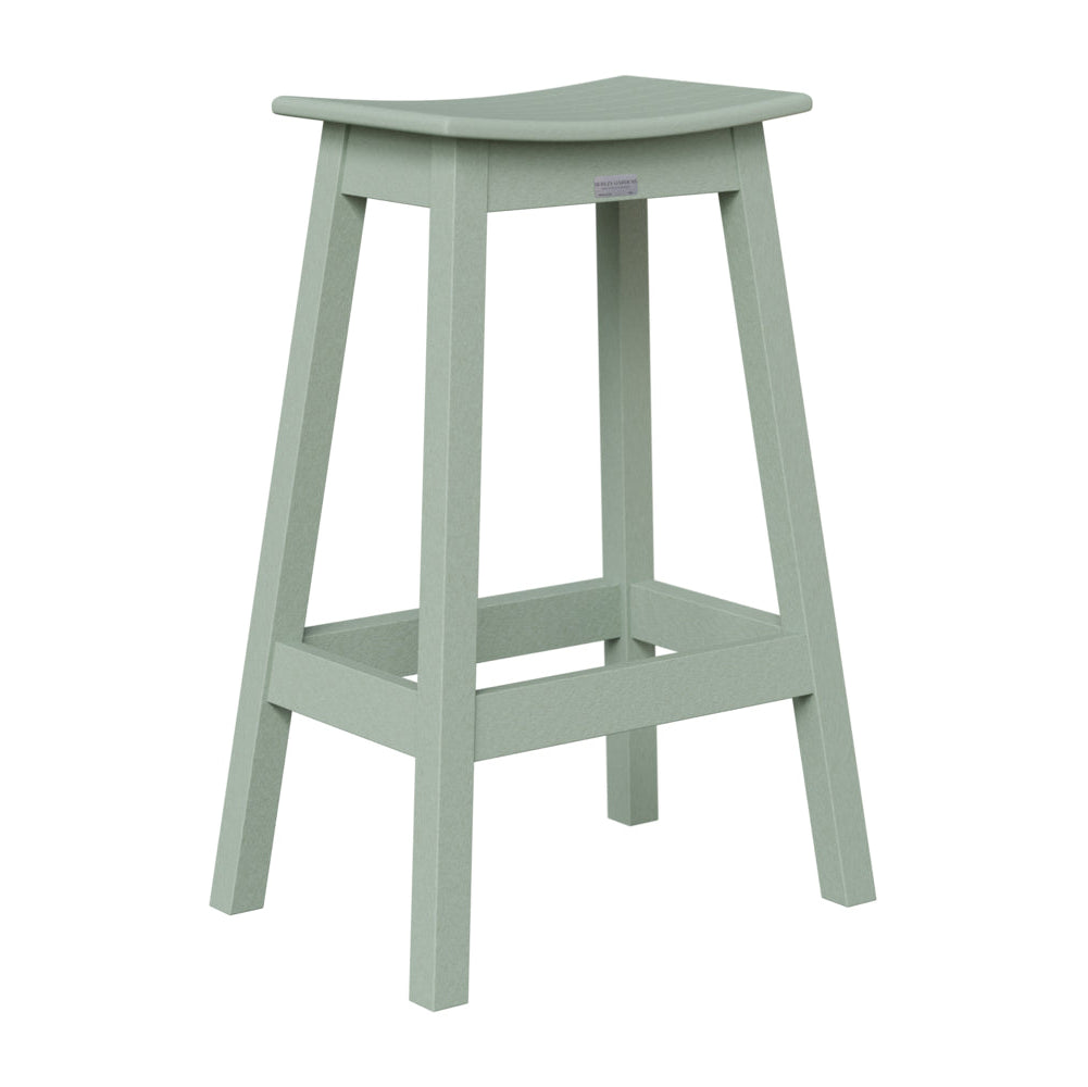 Berlin Gardens Outdoor Saddle Poly Lumber Bar Stool