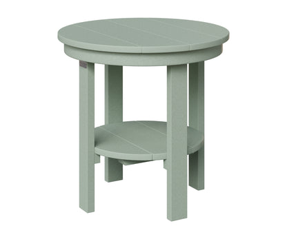 Berlin Gardens Outdoor Poly Lumber Round End Dining Table