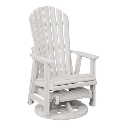Berlin Gardens Comfo Back Poly Lumber Swivel Glider
