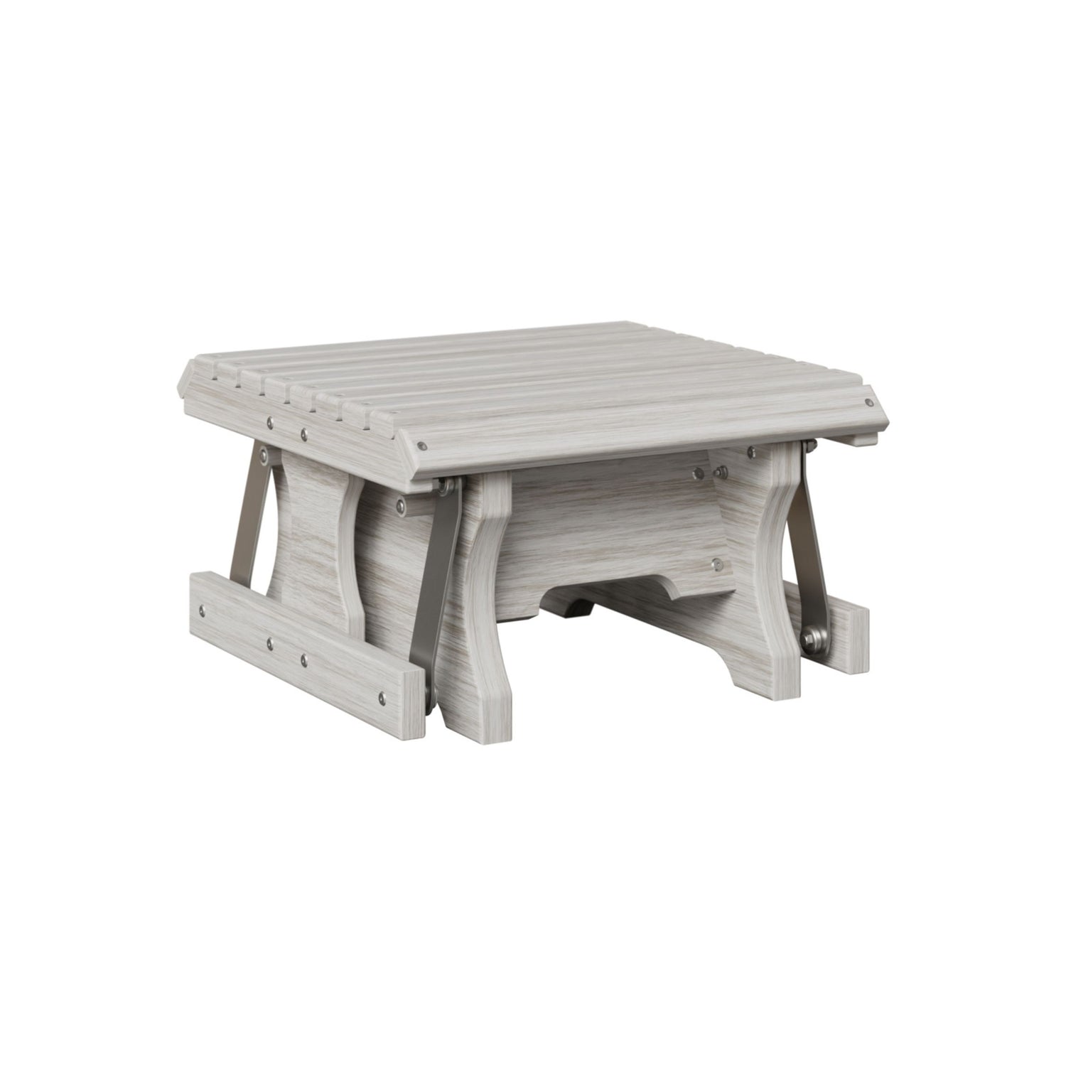 Berlin Gardens Outdoor Poly Lumber Gliding Footstool