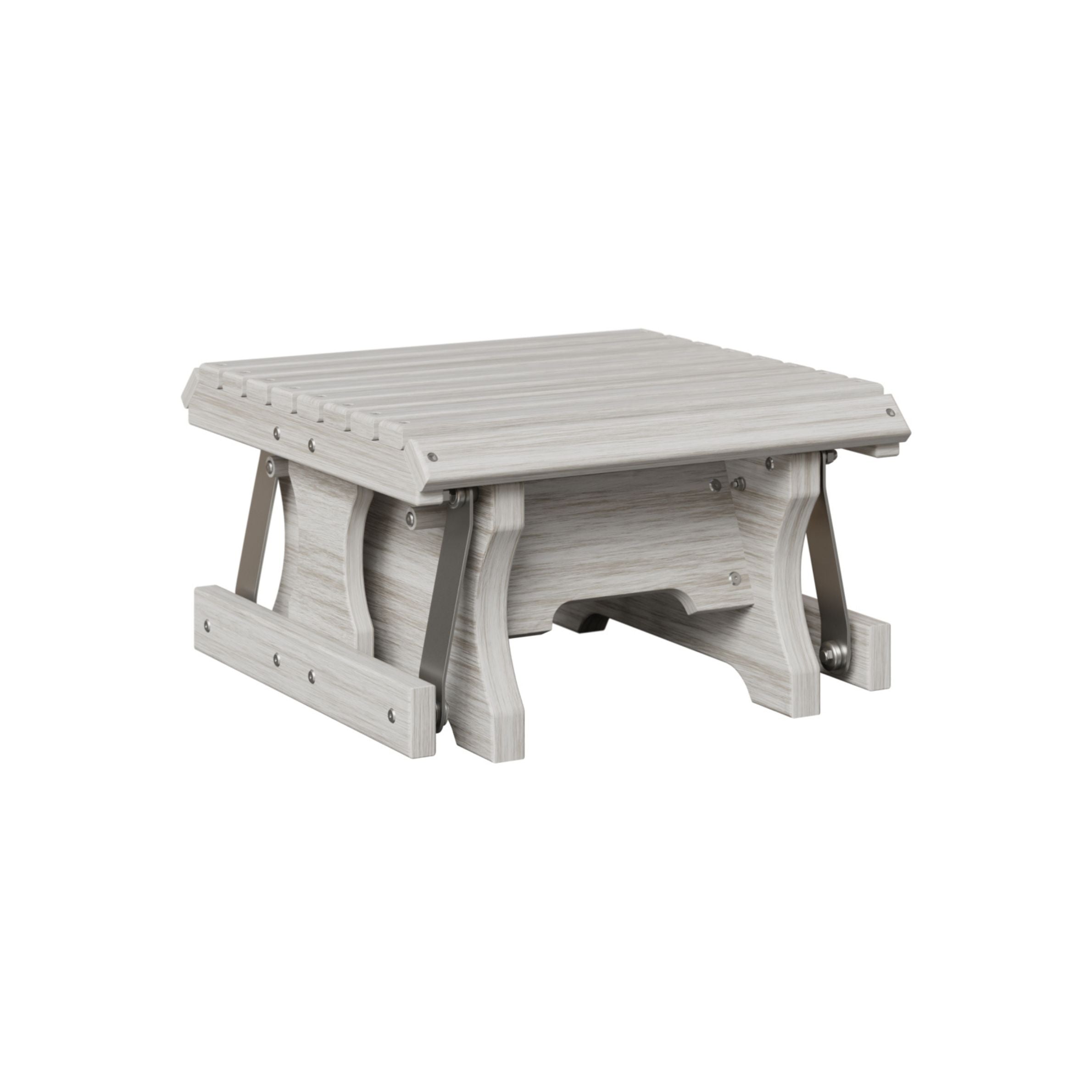 Berlin Gardens Outdoor Poly Lumber Gliding Footstool