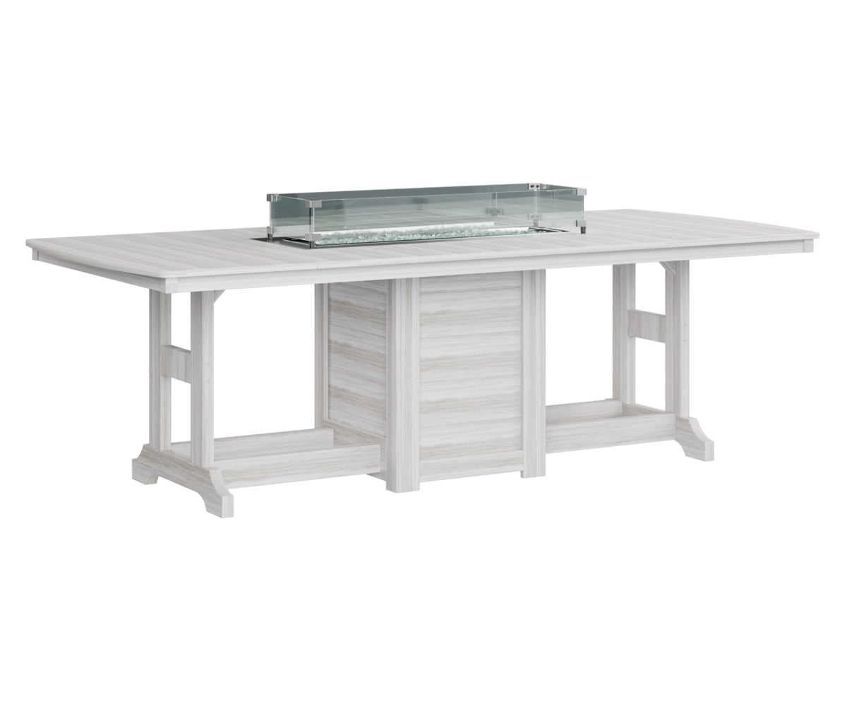 Berlin Gardens Garden Classic Fire Pit Poly Lumber Dining Table