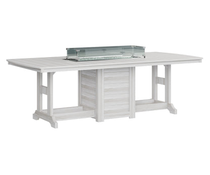 Berlin Gardens Garden Classic Fire Pit Poly Lumber Dining Table
