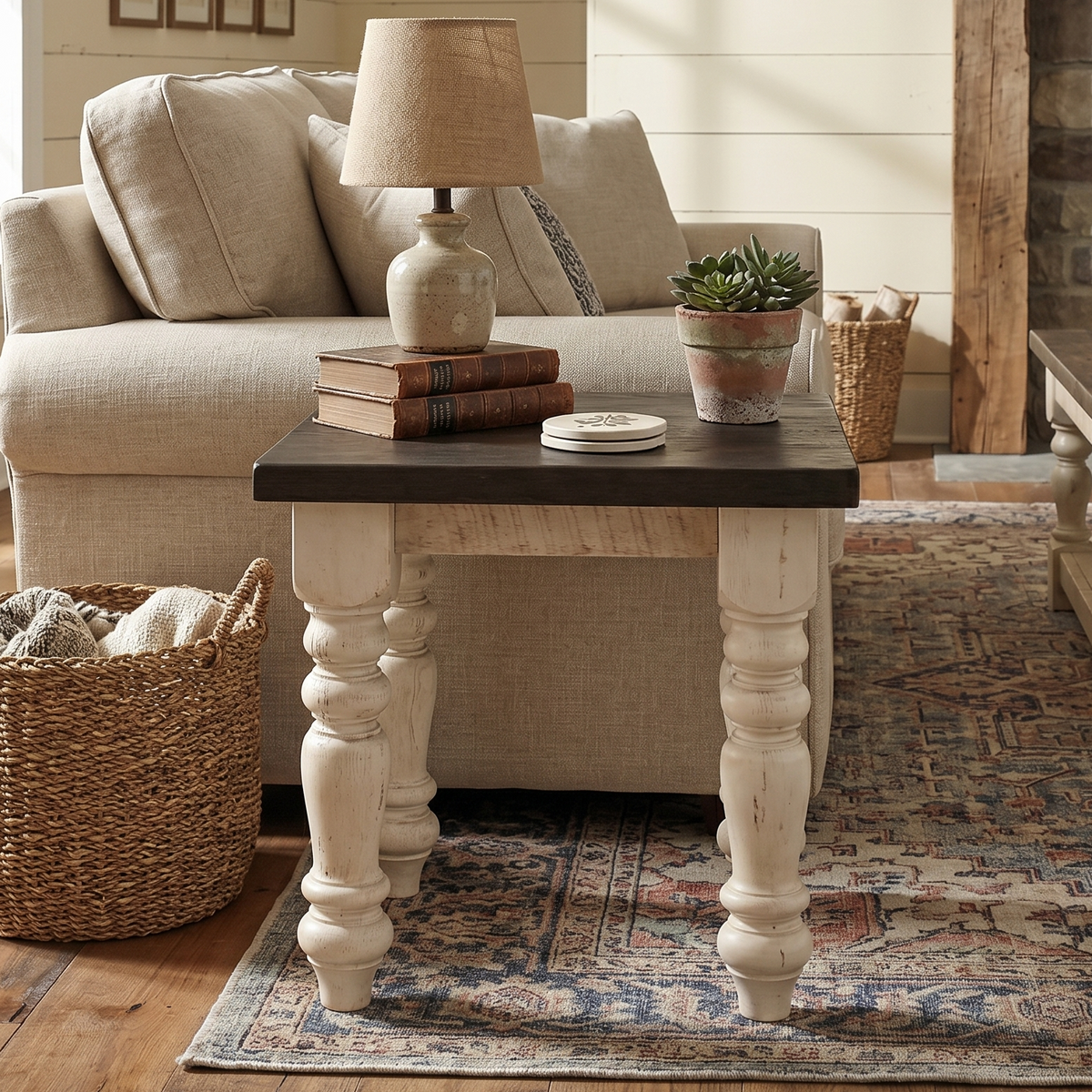 Legacy Estate Shiloh Reclaimed Barnwood End Table