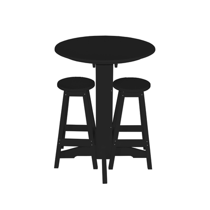 Keystone Amish Co. Sierra 2 Person Poly Round Bar Dining Set