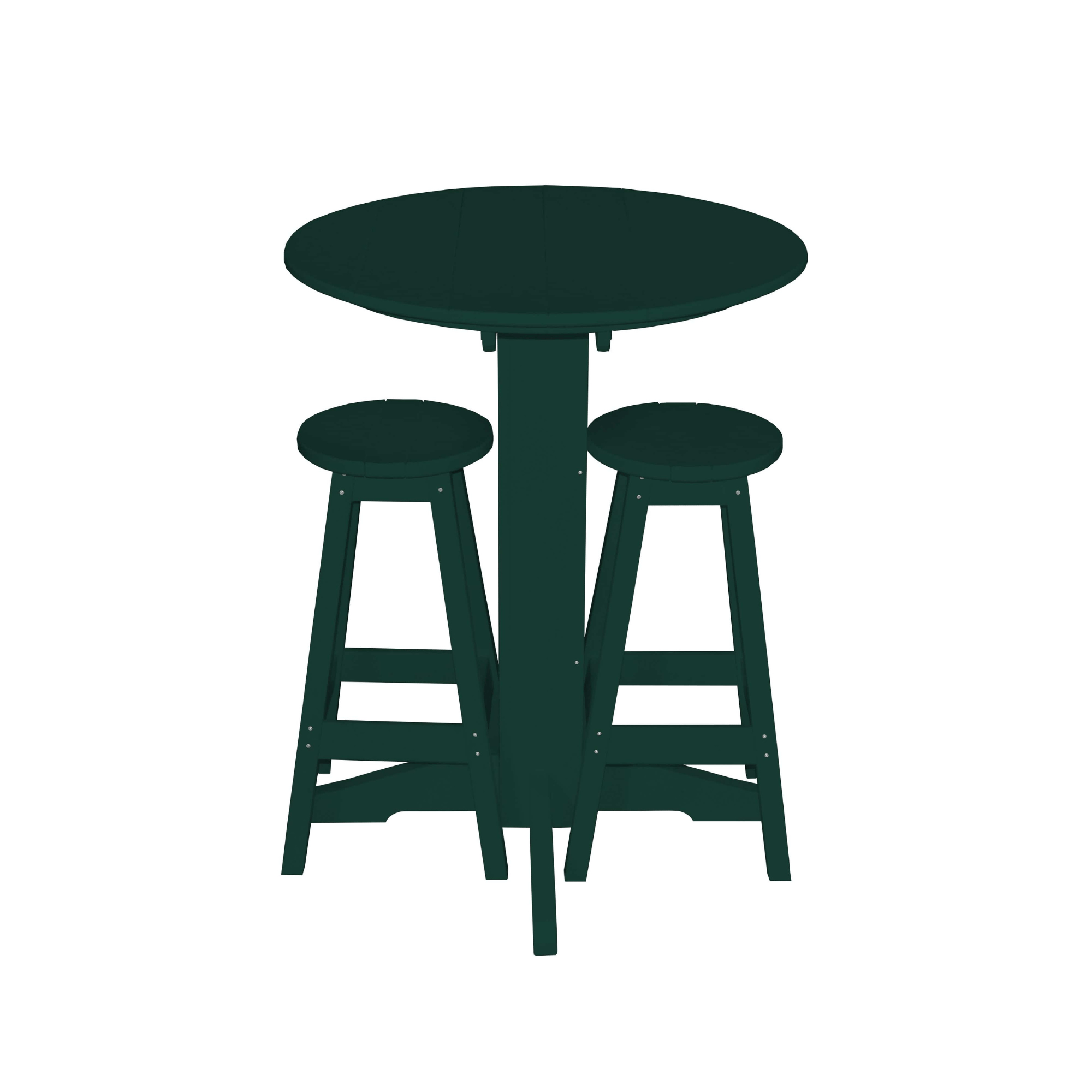 Keystone Amish Co. Sierra 2 Person Poly Round Bar Dining Set