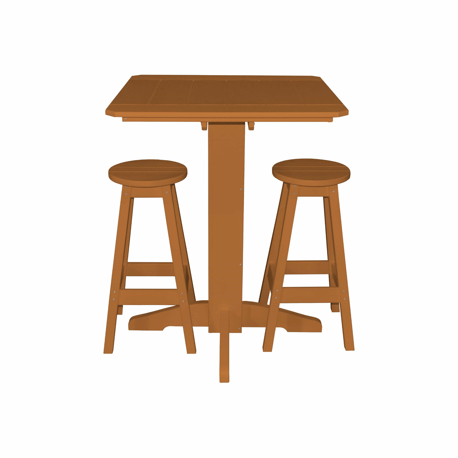 Keystone Amish Co. Sierra 3-Piece Poly Outdoor Bar Set