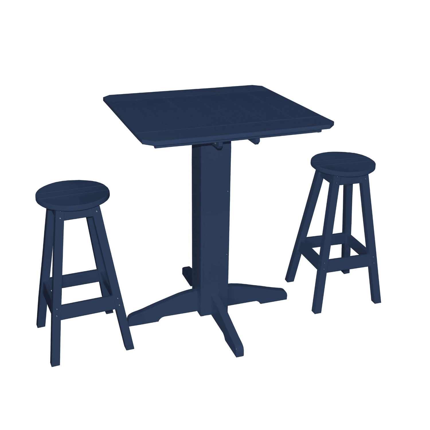 Keystone Amish Co. Sierra 3-Piece Poly Outdoor Bar Set