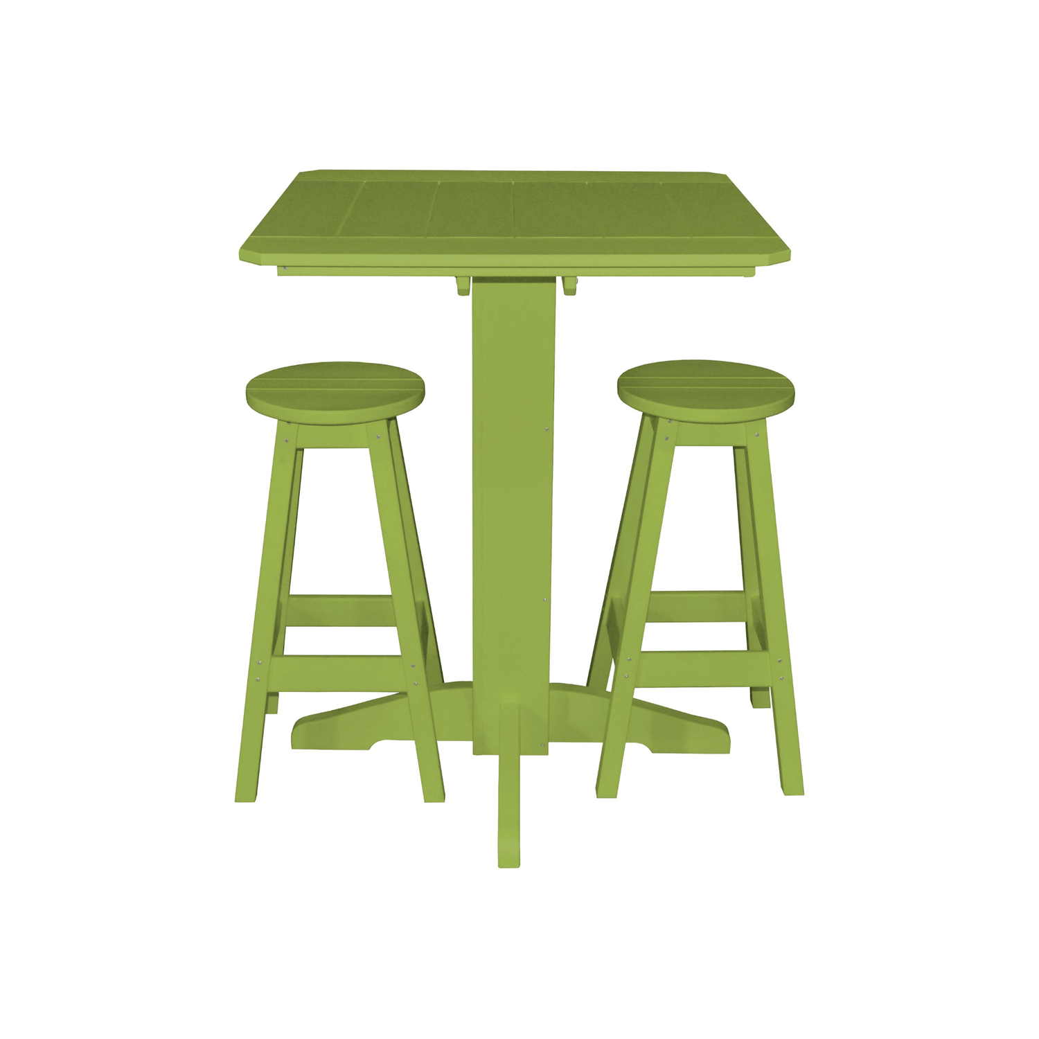 Keystone Amish Co. Sierra 3-Piece Poly Outdoor Bar Set