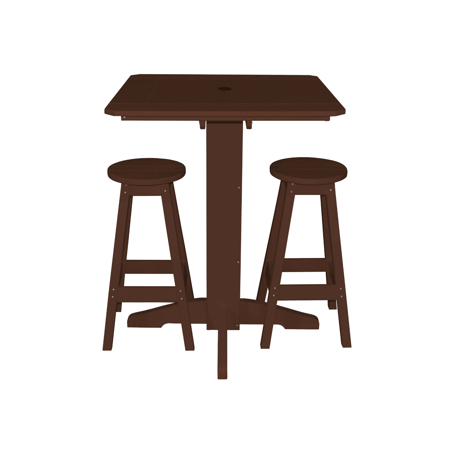 Keystone Amish Co. Sierra 3-Piece Poly Outdoor Bar Set