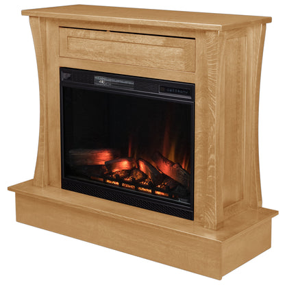 Silverton Wall Fireplace in Granola Stain