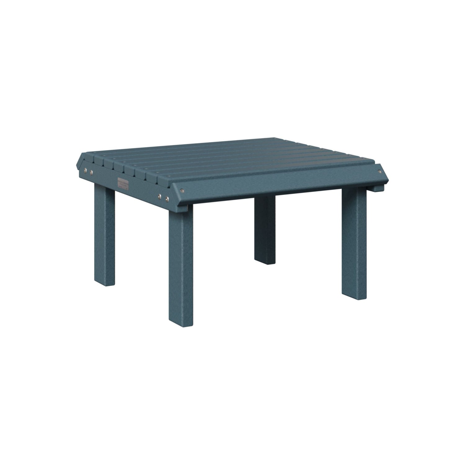 Berlin Gardens Outdoor Poly Lumber Stationary Footstool