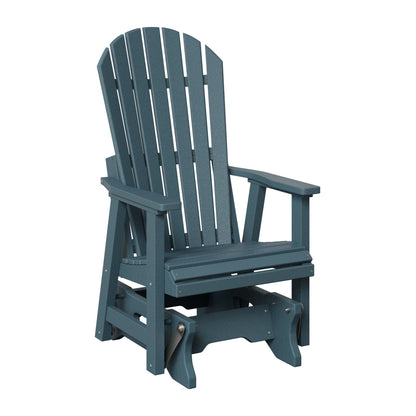 Berlin Gardens Comfo Back Poly Lumber Single Glider
