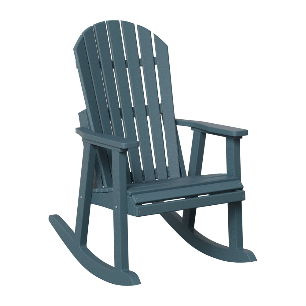 Berlin Gardens Comfo Back Poly Lumber Rocker