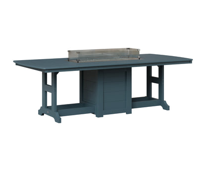 Berlin Gardens Garden Classic Fire Pit Poly Lumber Dining Table
